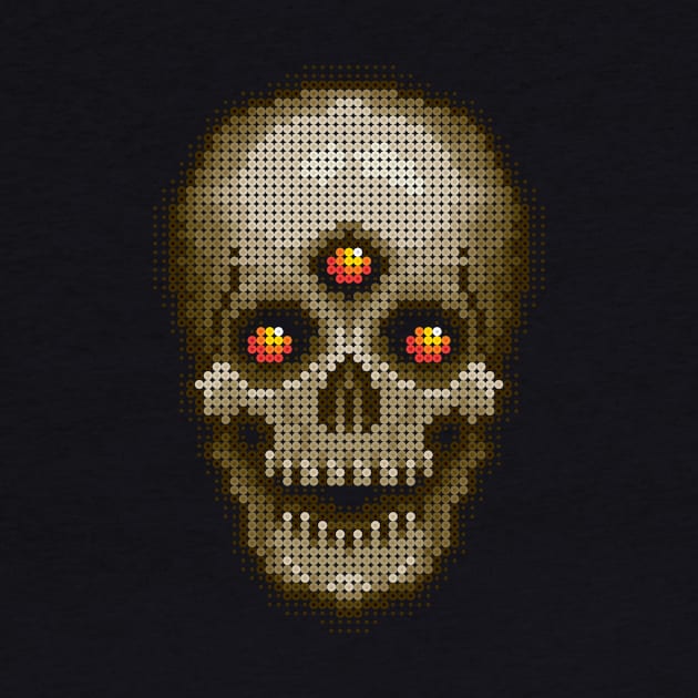 Bone Skull - Org Eyes by SideShowDesign